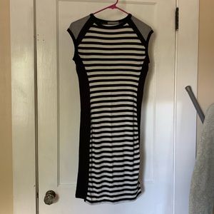 Black & White Striped Dress (from StichFix)